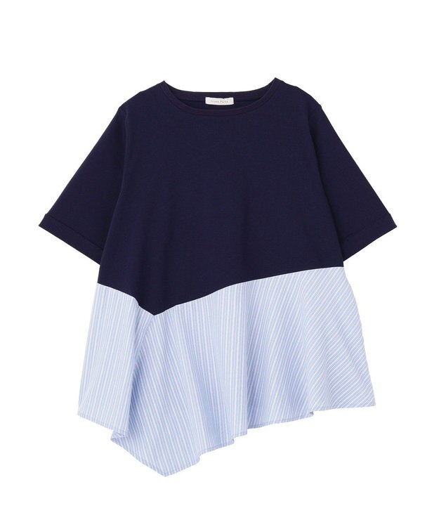Green Parks 華やぎカットソー（アシメヘム） Off White