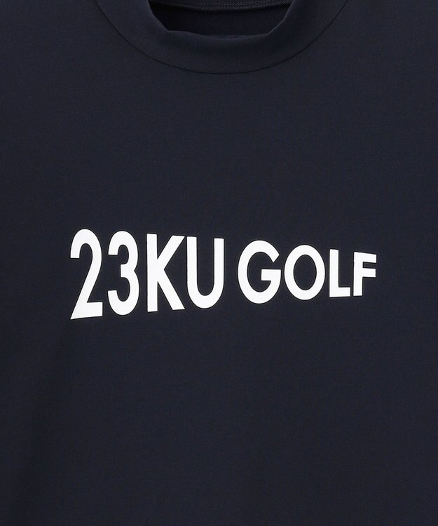 23区GOLF 【MEN】ライトニット モックネック ネイビー系