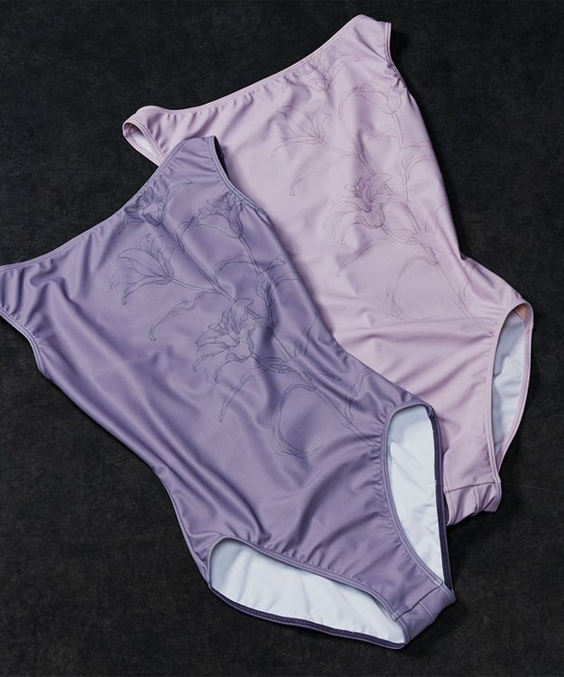 Chacott ノースリーブレオタード チャコールグレーＰＴ