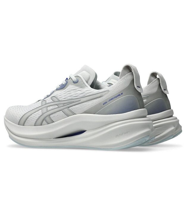 ASICS WALKING ゲルファストウォーク 2E相当 ライトグレー×シルバー