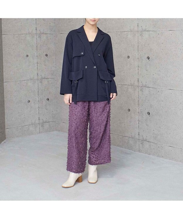 MODE ET JACOMO <MODE ET JACOMO>サイドバックルショートブーツ アイボリー