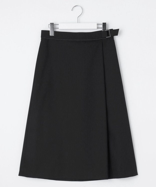 J.PRESS LADIES L 【洗える】CARREMAN 2WAY Aライン スカート ブラック系