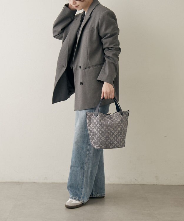 russet ナイロンジャガード2WAYミニトートバッグ(SF-260) Denim