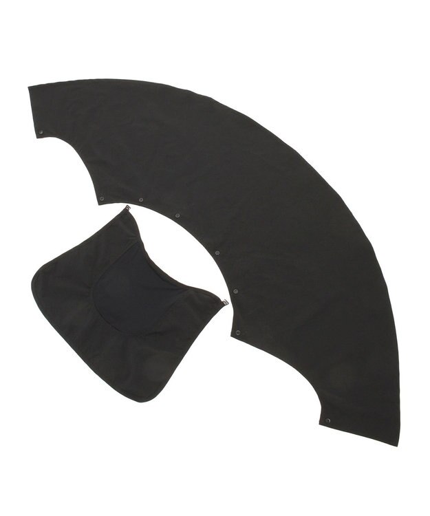 MOONBAT 【遮光100％/UVカット100％】フワクール (Fuwacool)  日差しを完全遮断バッククロスハット　遮光100　UV100 ブラック