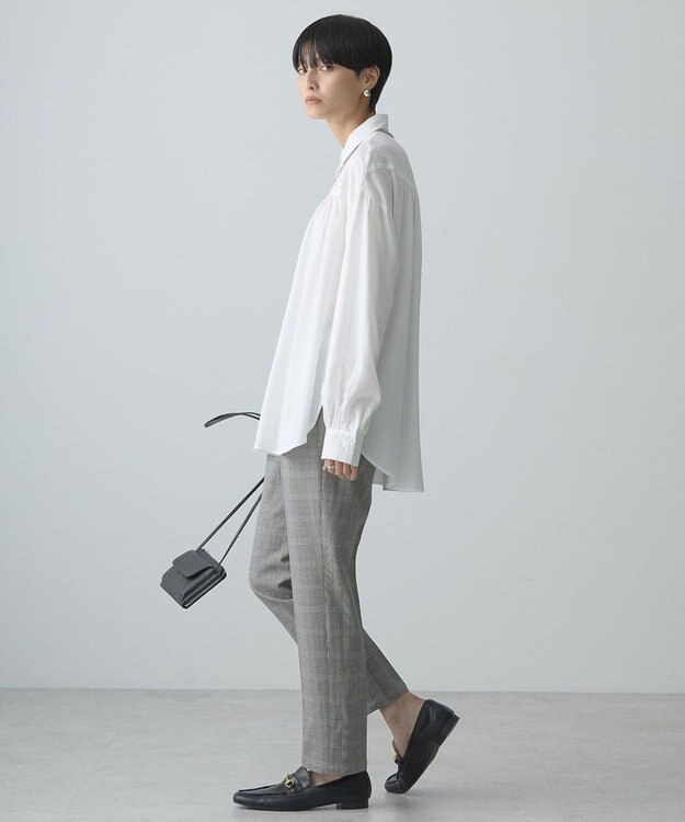 AMERICAN HOLIC バックＶギャザーブラウス Ivory