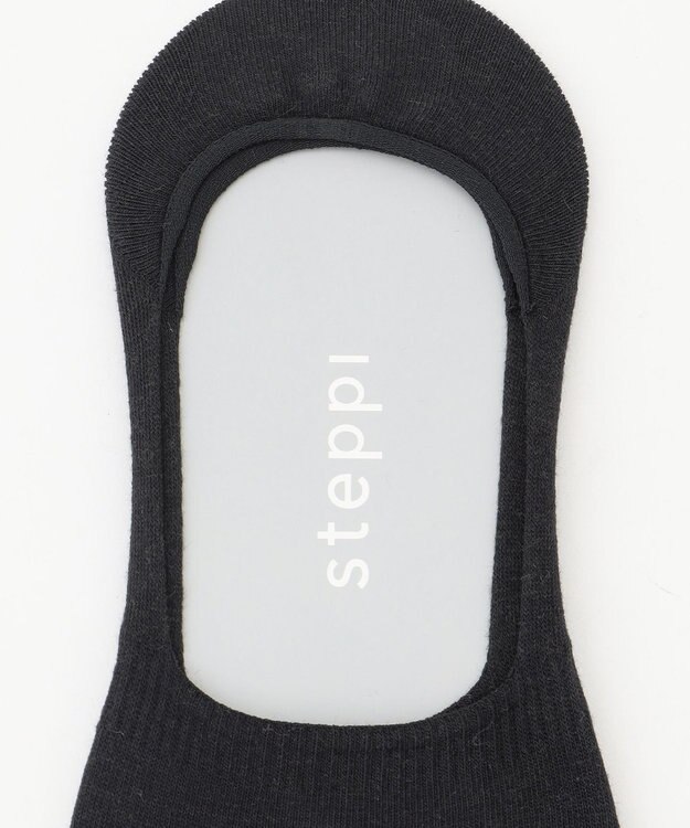 steppi 【抗菌防臭】スニーカーソックス ブラック系