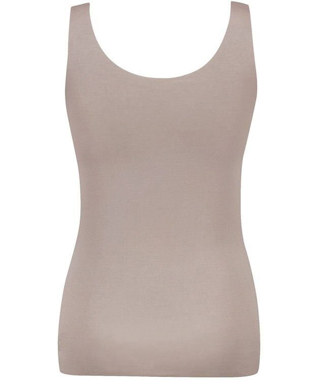 Wing インナー 【綿の贅沢オーガニック フラットタイプ】 オーガニックコットン混素材 ひびきにくく薄くて軽い ノースリーブ EL1148 ウイング／ワコール シナモンブラウン