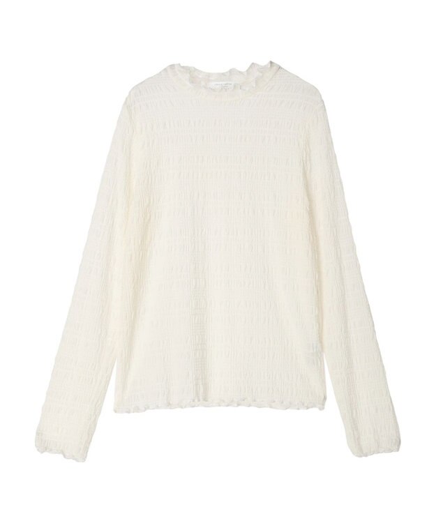 Green Parks シャーリングシアープルオーバー Ecru