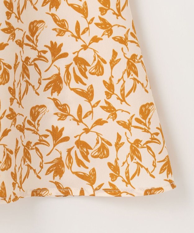 Feroux フラワープリント スカート ホワイト系1