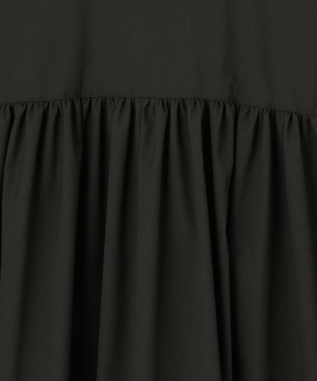 #Newans 【ANSWER for 神戸エレガンス】スカラップヘムチュニックブラウス ブラック系