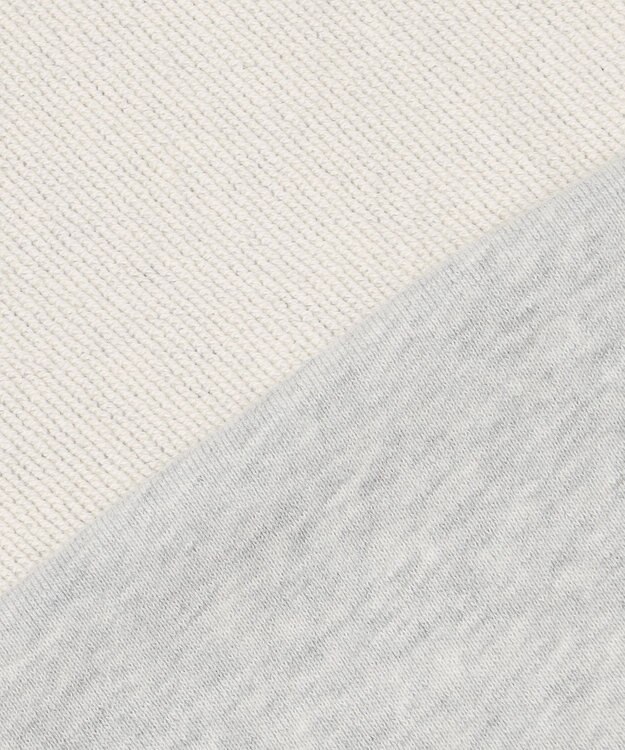 23区 【VERY3月号掲載/洗える】コットンテリー ジップアップ フーディー ライトグレー系