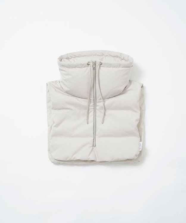 KWD 【日本製】STAND COLLAR DOWN PARTS グリーンダウン スタンドカラーダウンパーツ グレージュ