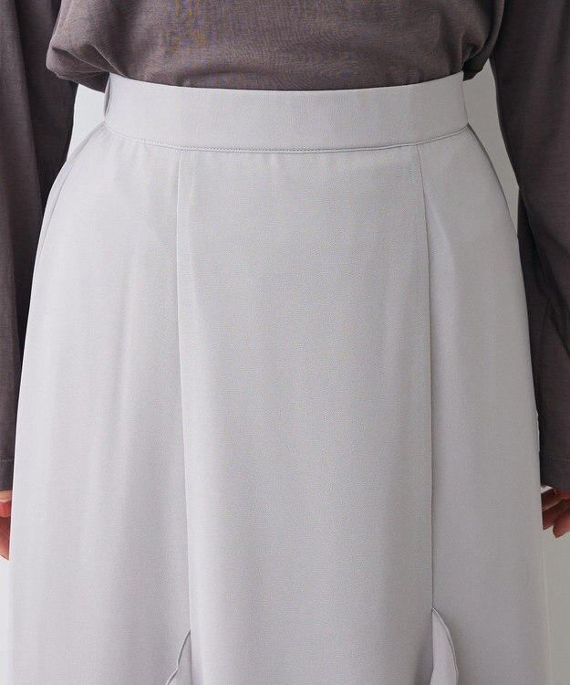 CRAFT STANDARD BOUTIQUE ラッフルロングスカート Gray