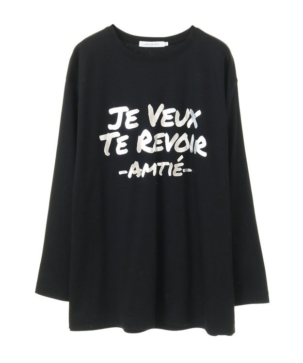 AMERICAN HOLIC ＡＭＩＴＥ’　箔プリントカットプルオーバー Black