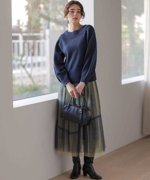 組曲 【加藤ローサさん着用】ハンドバッグ ブラック系