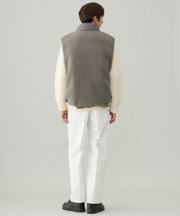 UNFILO MENS ウォーム ライトムーブ リバーシブルベスト [24年秋冬商品] グレー