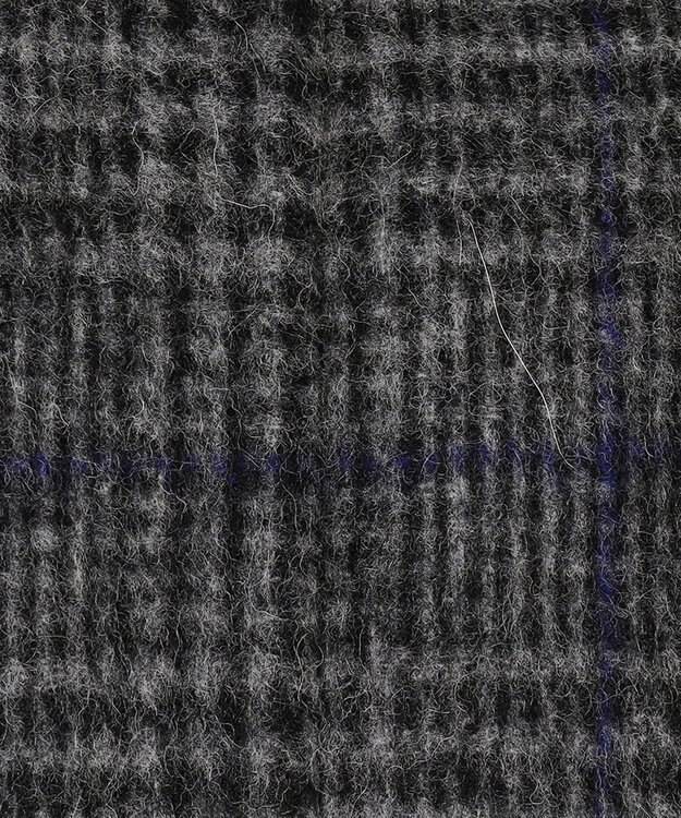 自由区 【リバーシブル】ウールリバー フード付きショートコート グレー系