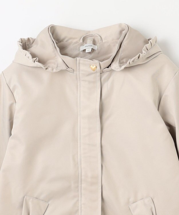 ANY KIDS ガーリーマウンテンパーカー ミルキーベージュ