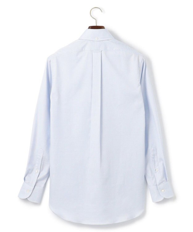 J.PRESS MEN 【PREMIUM PLEATS / 形態安定】ピンヘッド ドレスシャツ / B.D. サックスブルー系