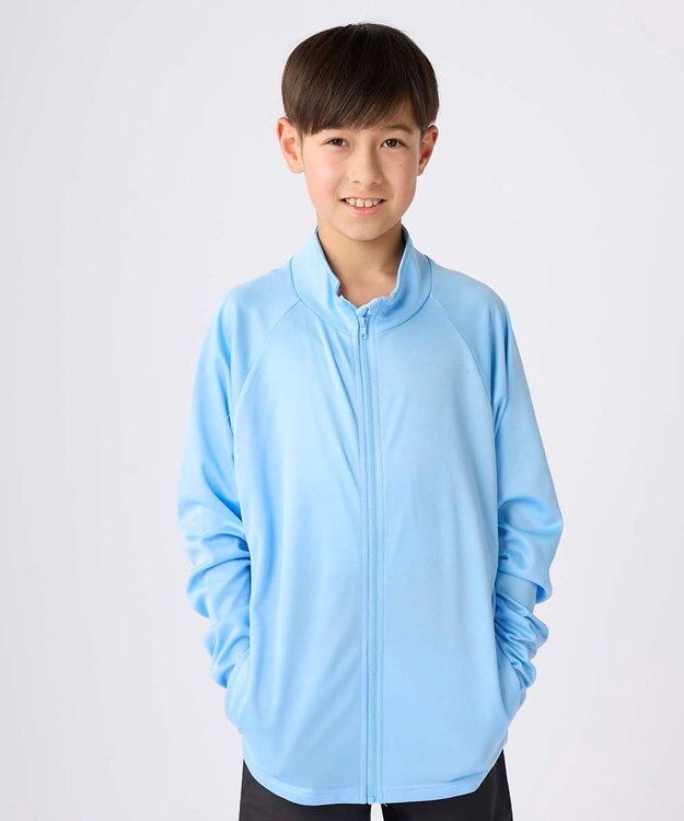 OP／FILA 【STAR OF LIFE】ラッシュガードスタンドカラー サックス