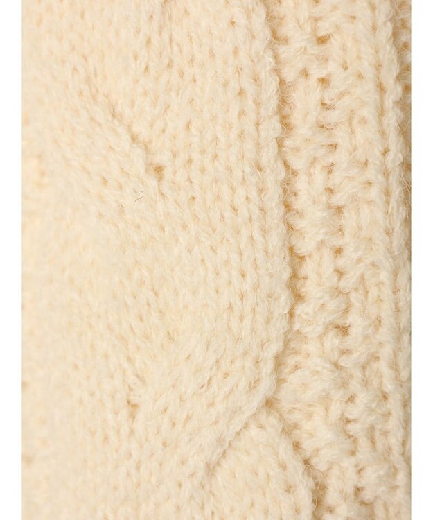 CRAFT STANDARD BOUTIQUE ２ＷＡＹケーブルニットベスト Ivory