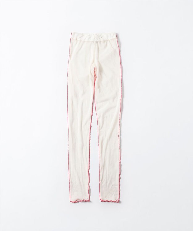 TRICOTE MELLOW TULLE LEGGINGS／メローチュールレギンス 80IVORY