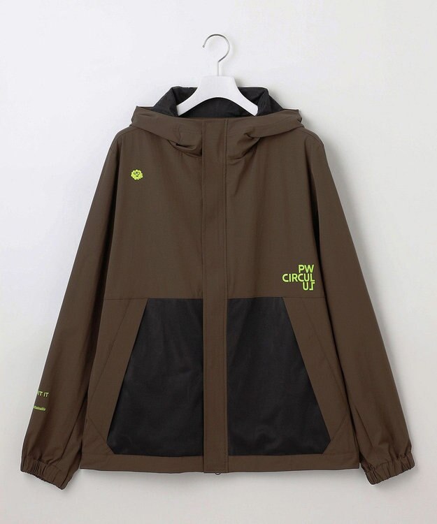 PW CIRCULUS 【撥水加工/軽量/ストレッチ】【MEN】メッシュコンビブルゾン カーキ系