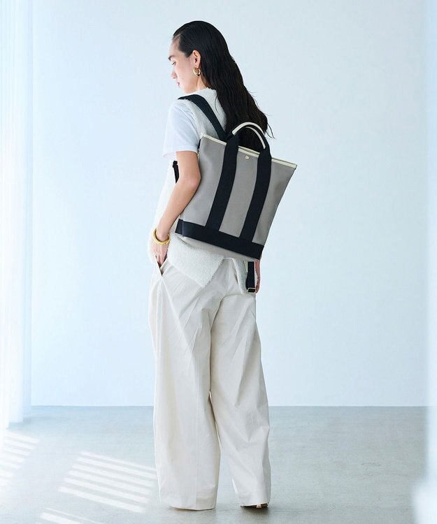 TOPKAPI 【Breath TOPKAPI】SCOTCH GRAIN スコッチグレイン A4 トート リュック / バックパック 撥水 グレージュ