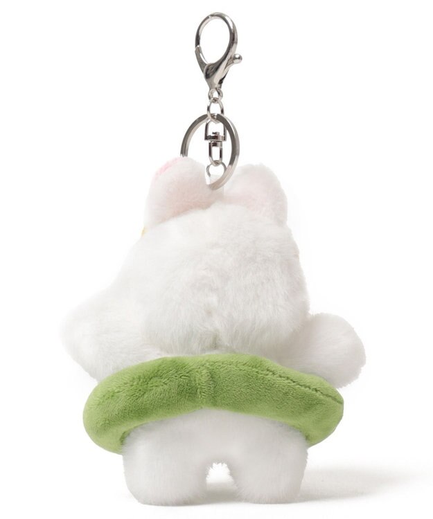 WEGO バカンスわんこぬいぐるみキーホルダー グリーン