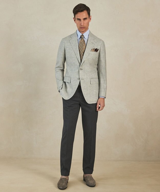 GOTAIRIKU GOTAIRIKU別注【日本製】シルク ネクタイ_小紋柄 スカイブルー系8