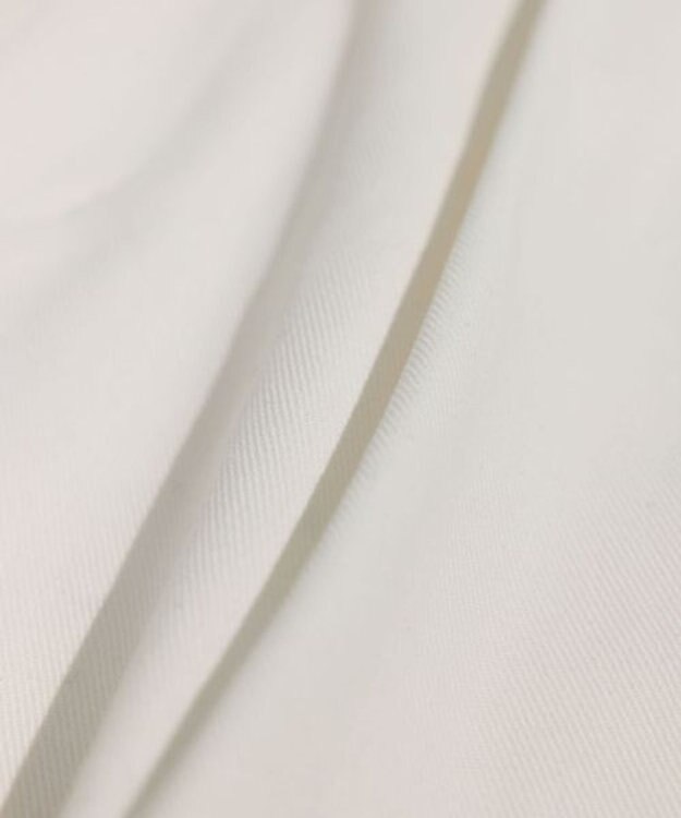 LENO ONE  FOWARD PLEATS CHINO TROUSERS ワンタックチノパンツ WHITE