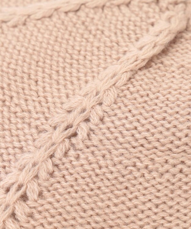 組曲 KIDS 【Fサイズ】ニットリボンベレー ミルクティー系