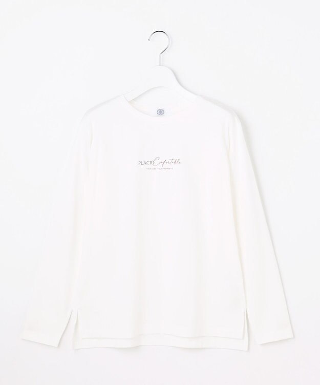 J.PRESS LADIES L ロゴ Tシャツ ホワイト系