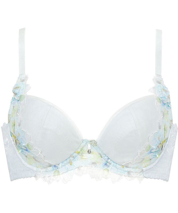 Wing Wing Lesiage　【2820シリーズ】　ブラジャー　脇すっきりの着やせシルエット　背中の段差軽減　ウイング／ワコール　PB2821 グレー