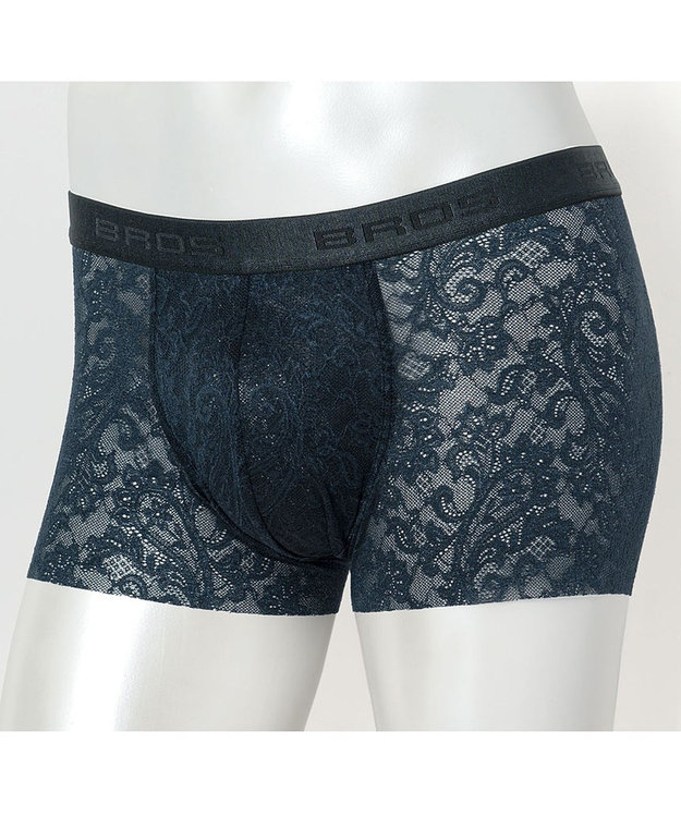 WACOAL MEN ボクサーパンツ 「レースボクサー」 通気性 フロント快適グラマラス 前閉じ GT3340 /ブロス バイ ワコールメン ラズベリー