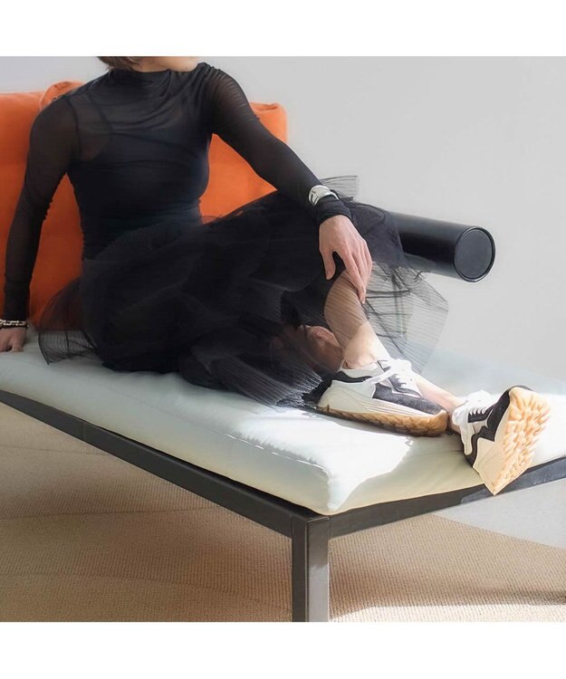 MODE ET JACOMO <carino>シースルー厚底スニーカー ブラックコンビ