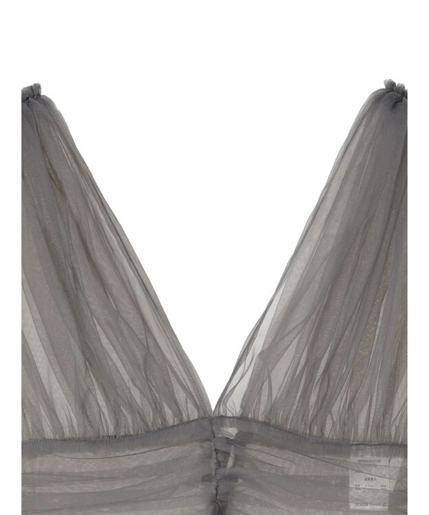 Green Parks ・ＥＬＥＮＣＡＲＥ　ＤＵＥ　バックレースアップビスチェ Charcoal Gray