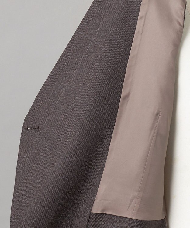 GOTAIRIKU 【ZEGNA/ゼニア】ISLANDFLEECE/アイランドフリース 3ピーススーツ（ブラウン×格子） ダークブラウン系4