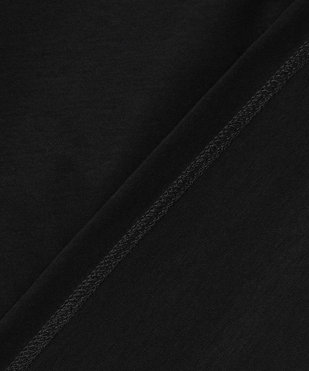 23区 S 【GOLD LABEL】エンブロイダリー コンビ TEE ブラック系