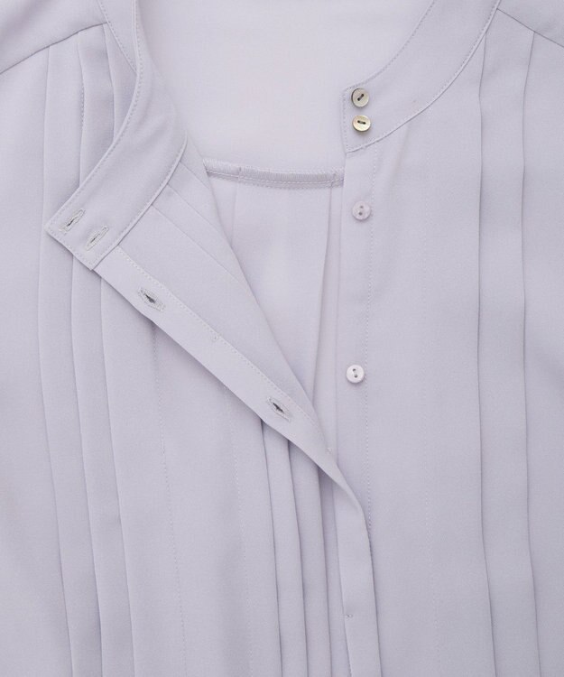 YECCA VECCA タックデザインブラウス Lavender