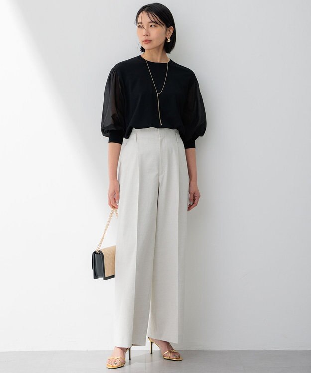 23区 【CLASSY.6月号掲載/Oggi4月号掲載】雑材ミニ ショルダー ブラック系1