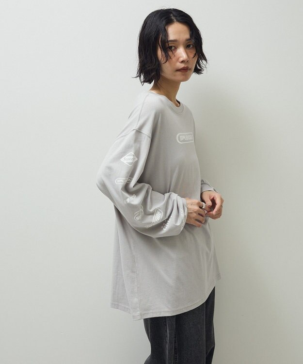 Green Parks ・ＳＵＧＡＲ　ＳＰＯＯＮ　スポーツロゴｐｔロンＴＥＥ Light Gray