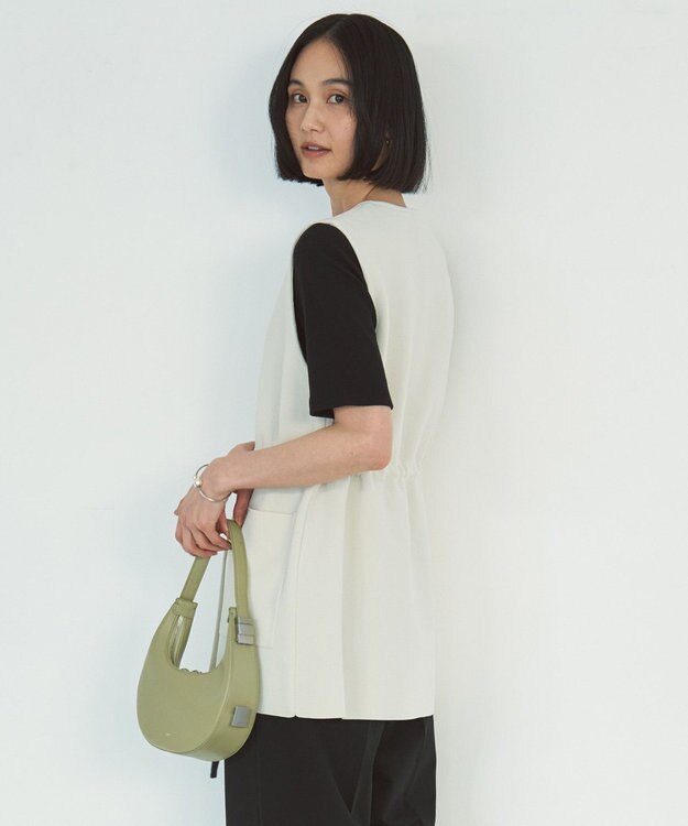 UNFILO イージーチノ ベルト付きパンツ ブラック