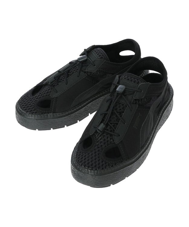 Green Parks ●PUMA プラットフォーム トレース ライトミュール Black