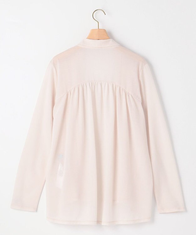 組曲 【WEB限定】シアーツイルジャージーショート カーディガン ピンク系