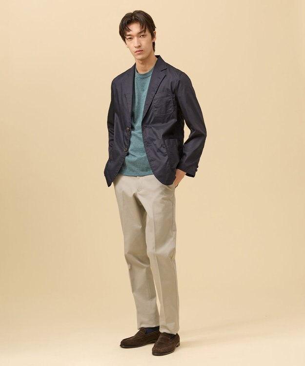 J.PRESS MEN オーバーダイクルーネック Ｔシャツ グリーン系