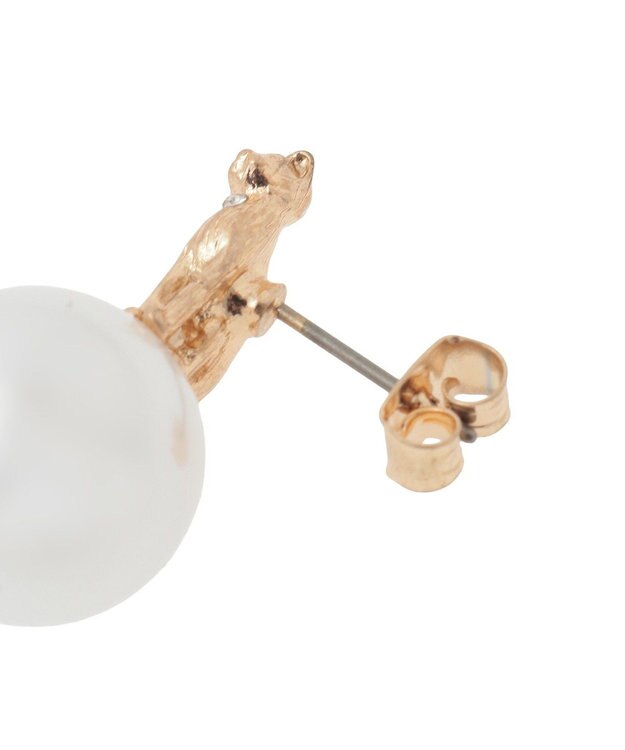 YECCA VECCA パールキャットピアス Gold