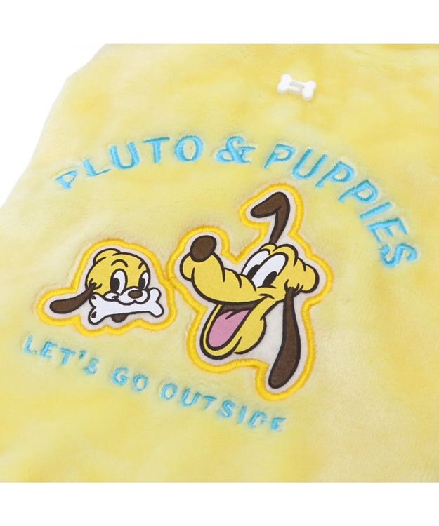 PET PARADISE ディズニー プルート フレンズボアパーカー 小型犬 イエロー