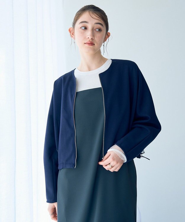 YECCA VECCA 【2点SET】ブルゾンセットキャミワンピース Navy