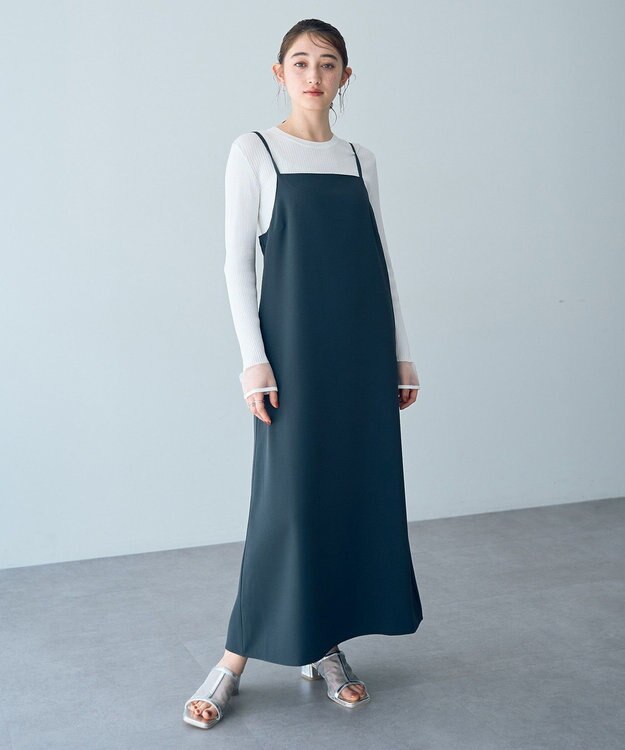 YECCA VECCA 【2点SET】ブルゾンセットキャミワンピース Navy